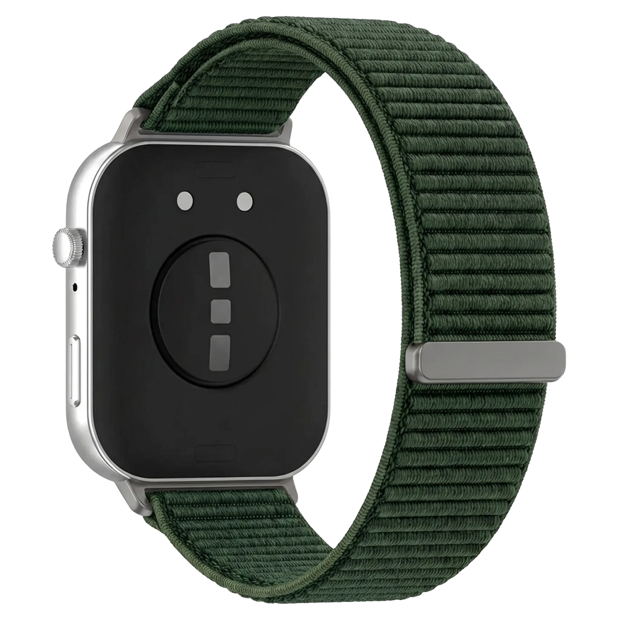 Huawei Watch Fit 4 Pro Nylon Wave Strap (Dark Green)