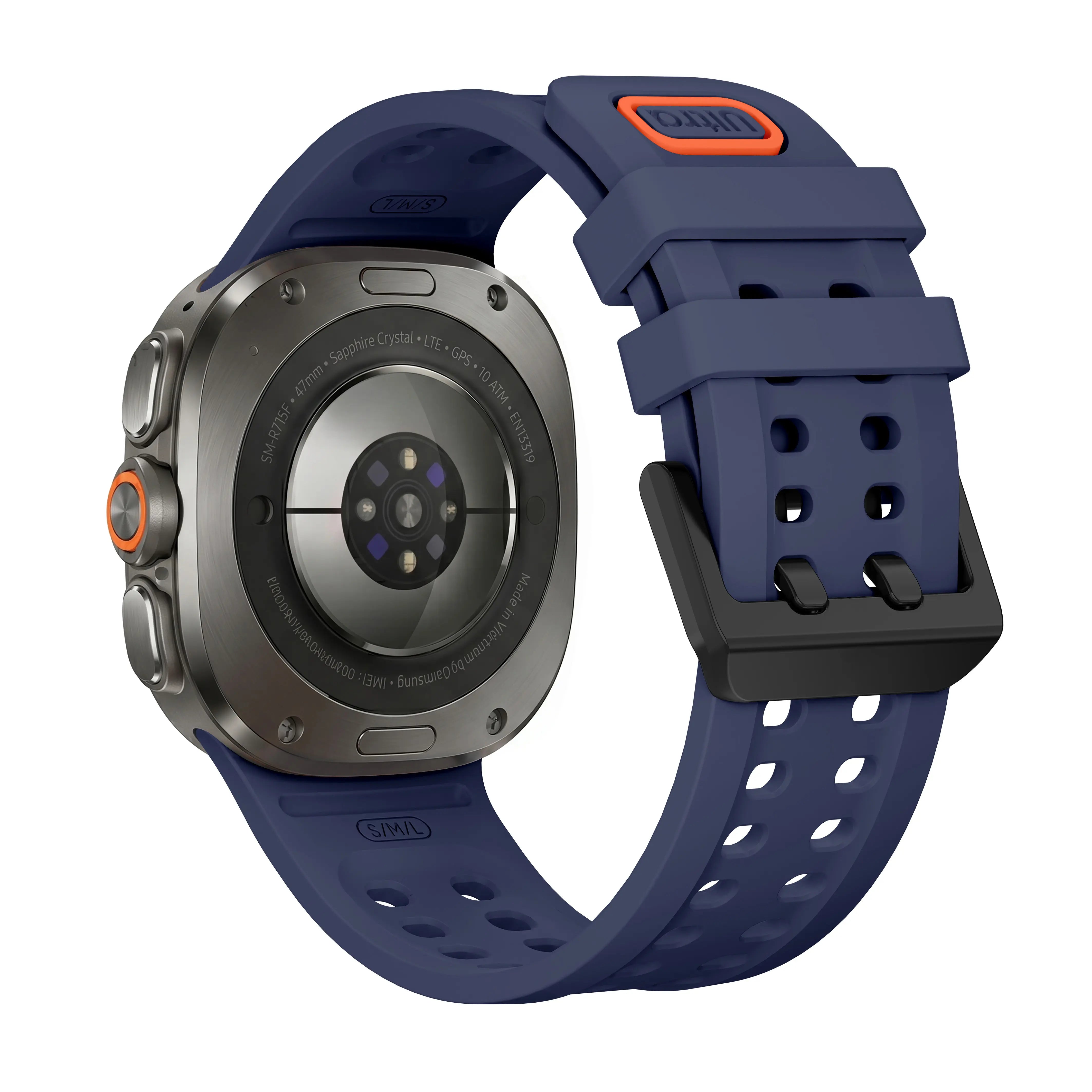 Bracelet silicone Samsung Galaxy Watch Ultra (bleu foncé)