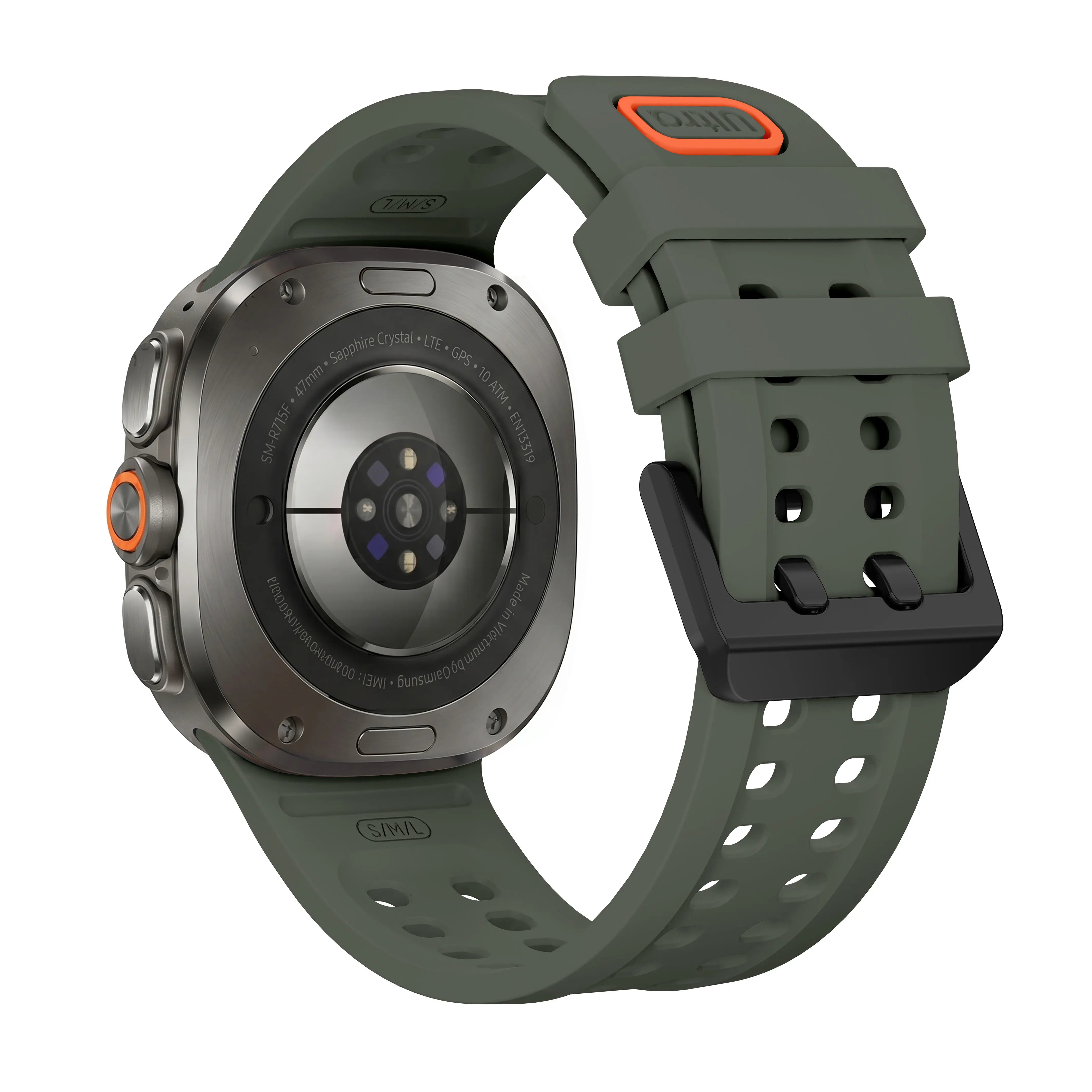 Bracelet silicone Samsung Galaxy Watch Ultra (vert foncé)