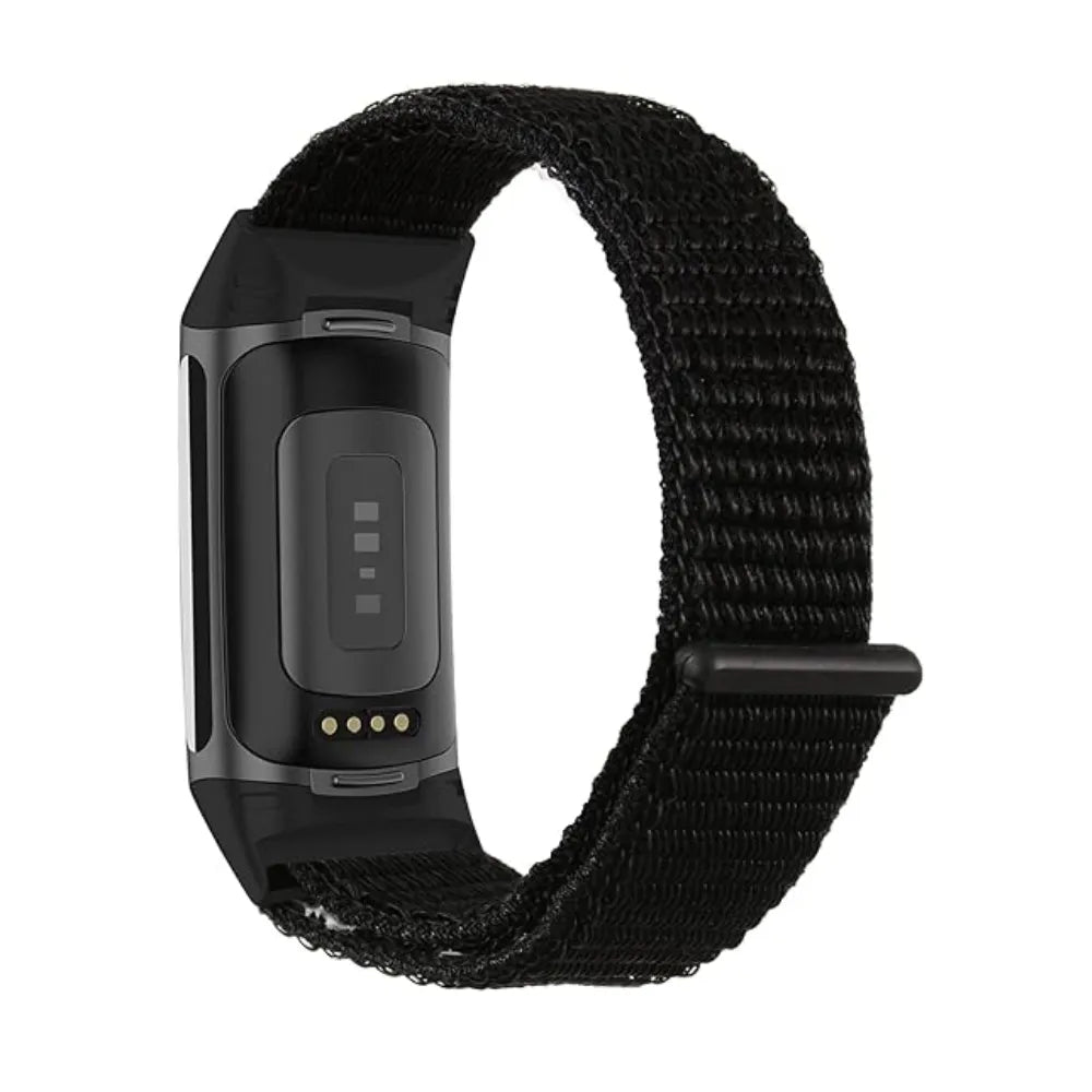 Fitbit Charge 5 Nylon Strap (Black)