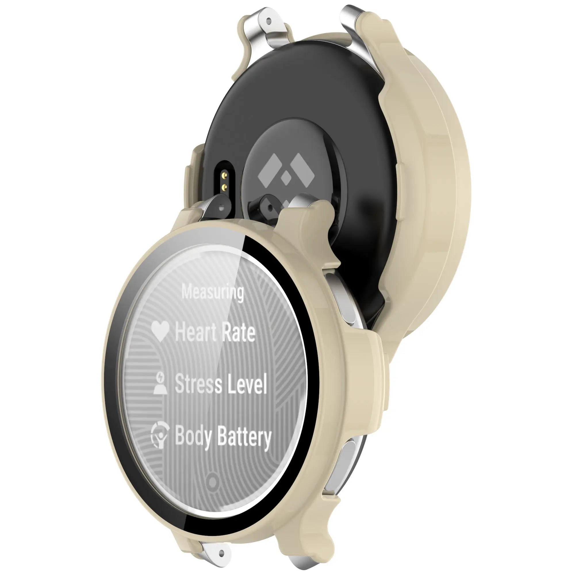Coque en verre PC Garmin Lily 2 Active (beige)