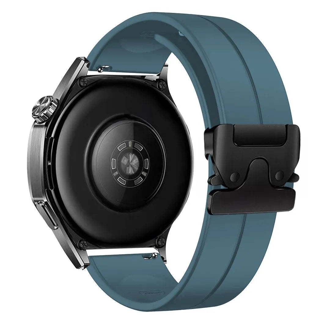 Bracelet silicone boucle en P OnePlus Watch 4 - 47mm (grisbleu)
