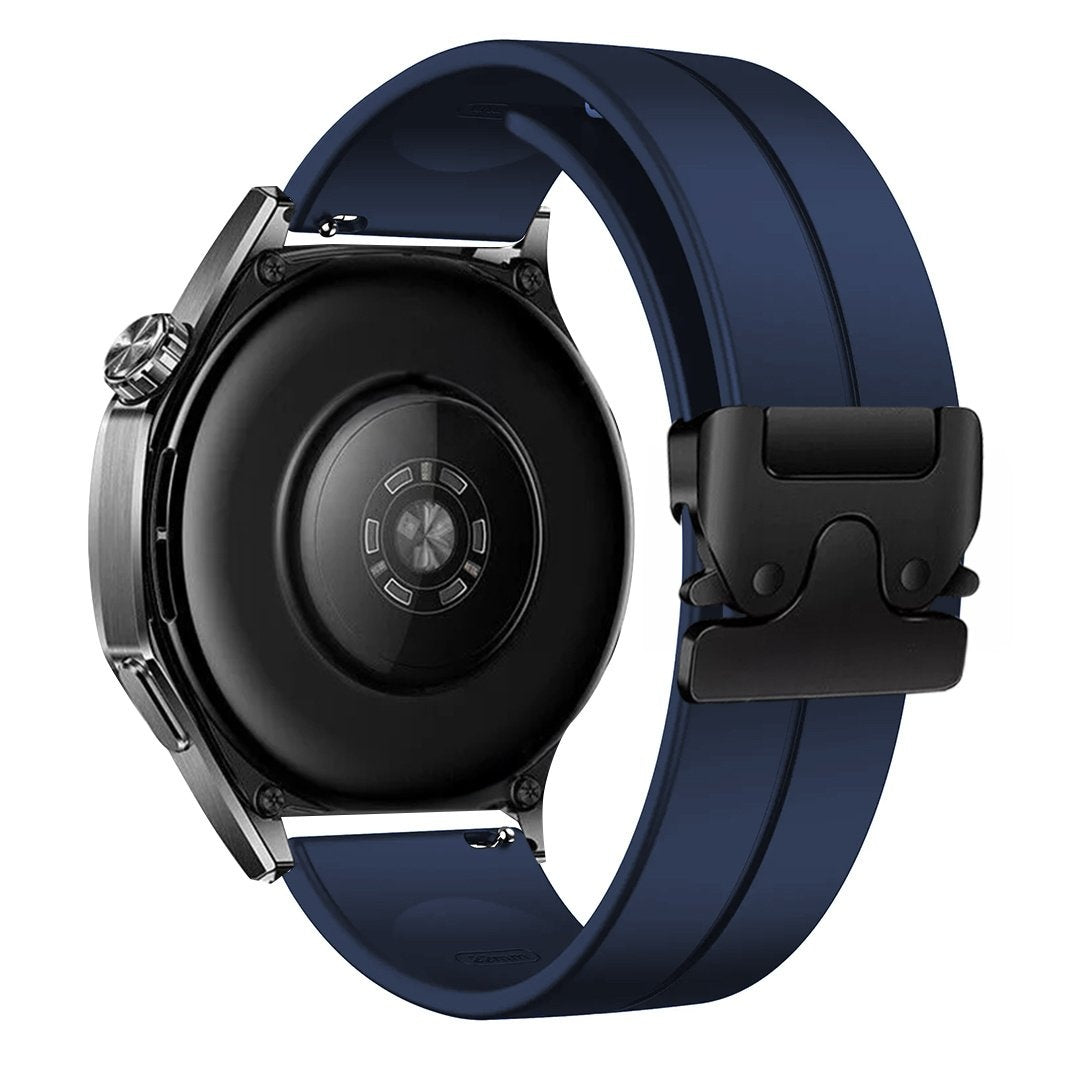 Bracelet silicone boucle en P Huawei Watch GT 7 - 46mm (bleu foncé)