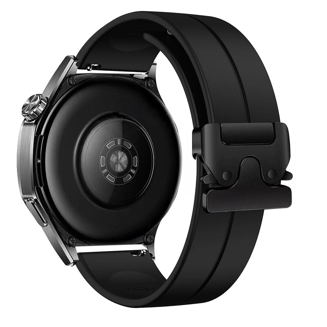 Bracelet silicone boucle en P Huawei Watch GT 7 - 46mm (noir)