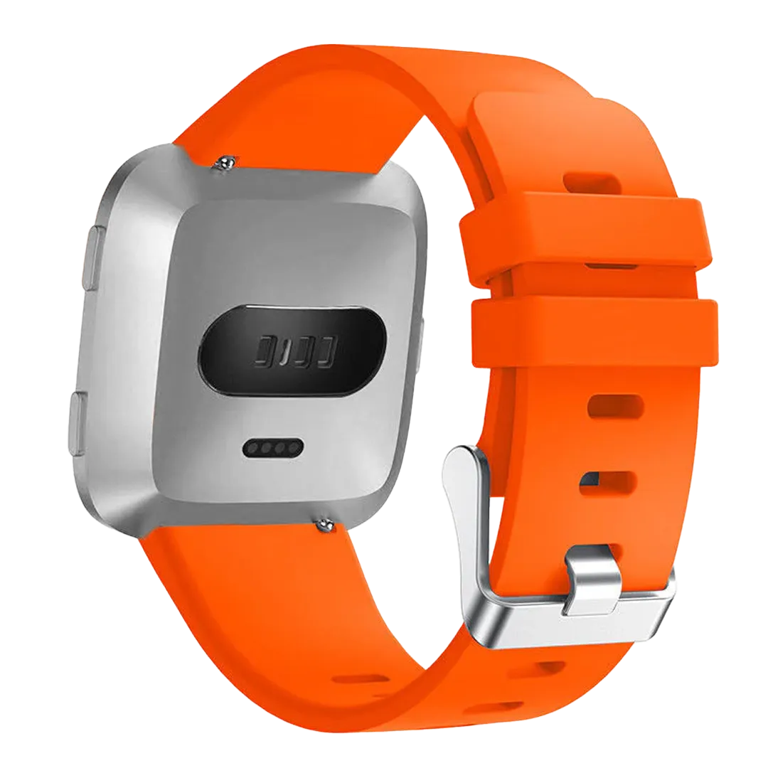 Bracelet silicone Fitbit Versa (orange)