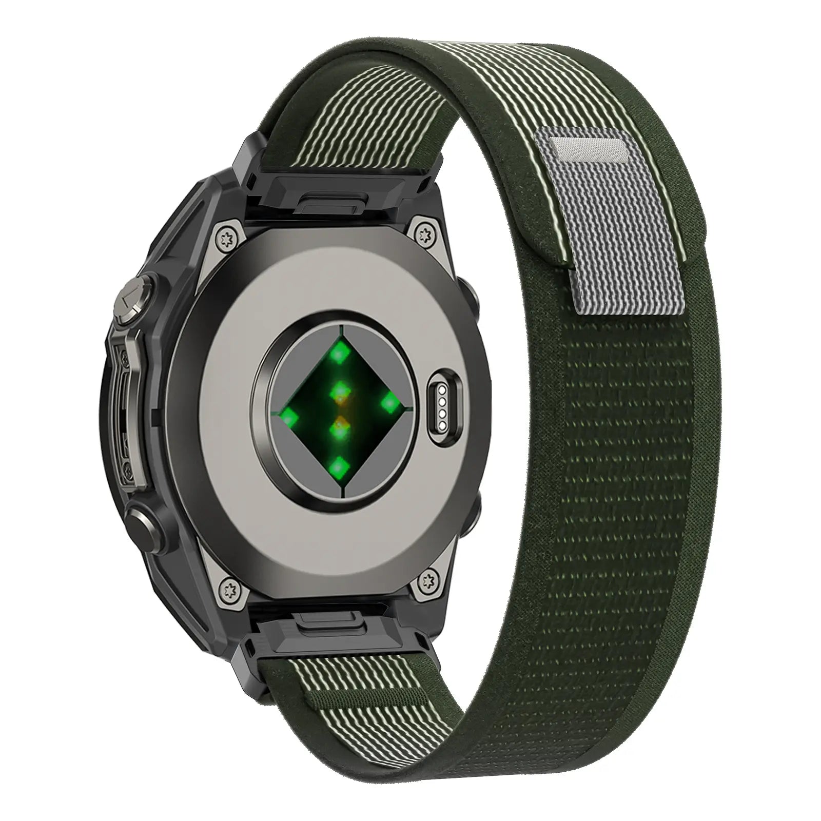 Bracelet trail loop premium Garmin Approach S70 - 42mm (vert militaire)