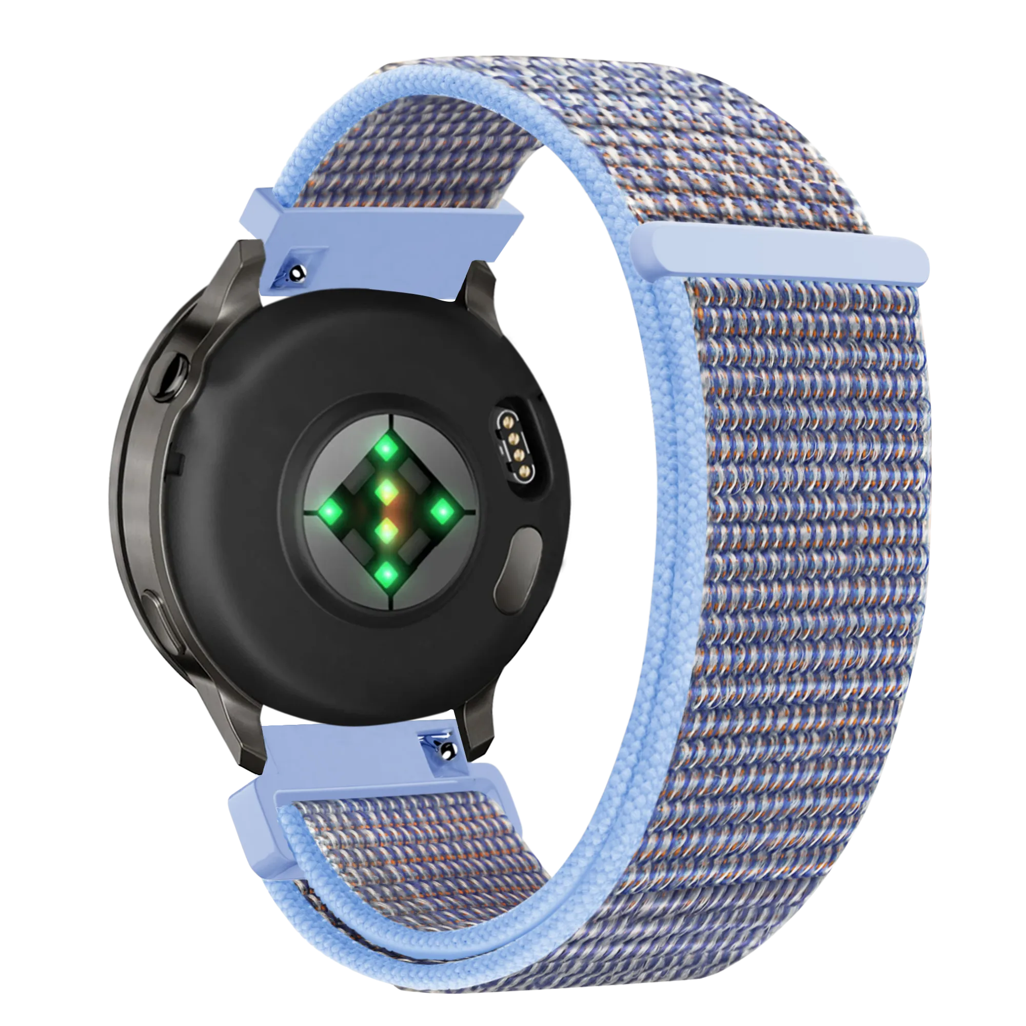 Bandz Bracelet nylon à boucle Garmin Bounce 2 (bleu azur)