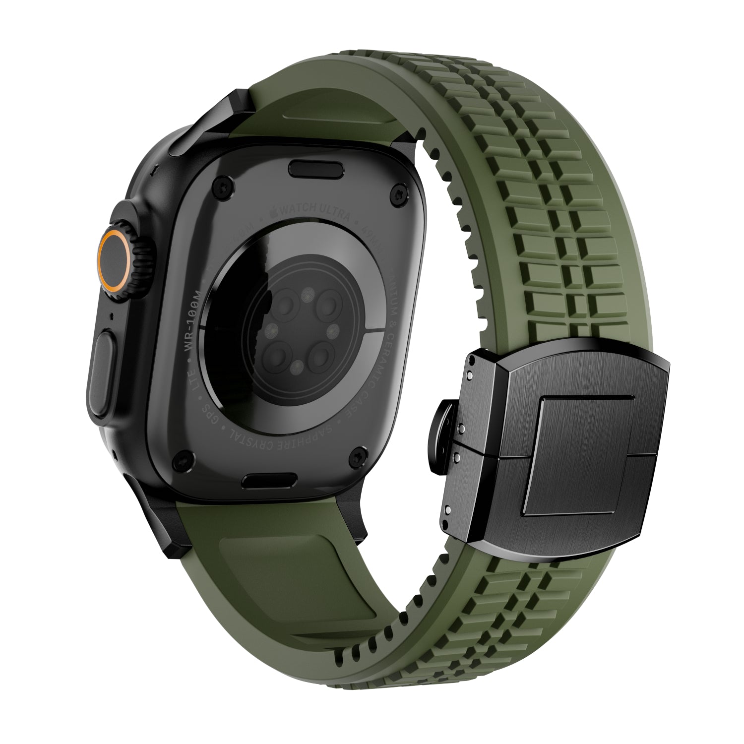 Apple Watch Ultra Premium Silicone Strap (Army Green)