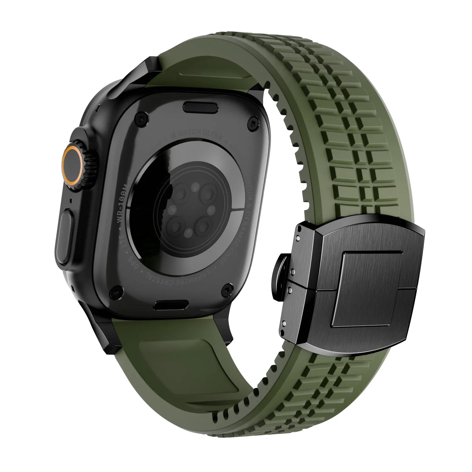 Bracelet silicone Premium Apple Watch (vert)
