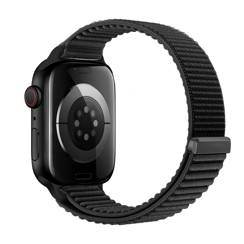 Bracelet nylon ondulé Apple Watch Ultra (noir)