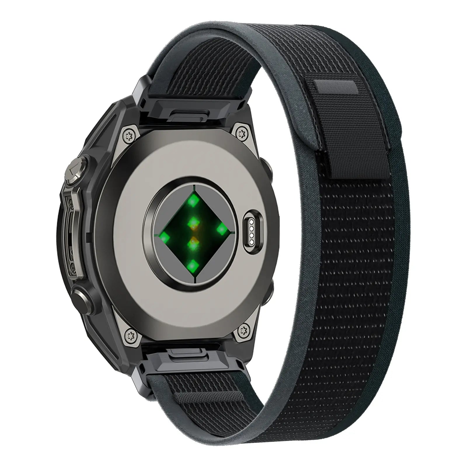 Bracelet trail loop premium Garmin Approach S70 - 42mm (noir/vert)