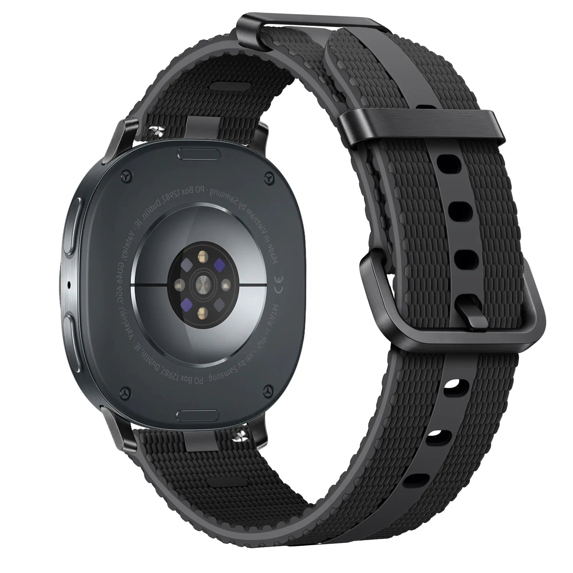 Samsung Galaxy Watch 8 - 44mm Silicone Active Strap (Black)