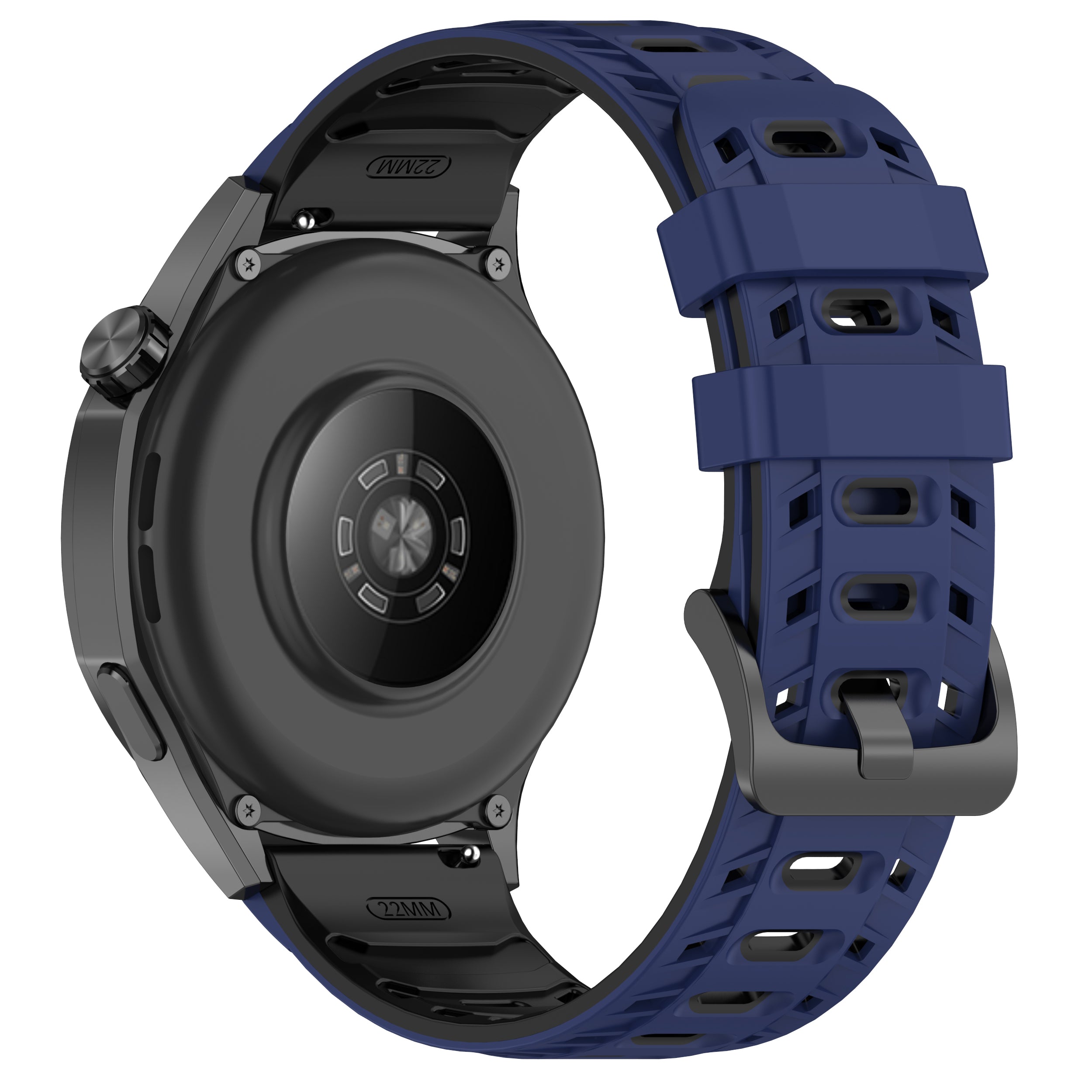 Bracelet sport Mecha Amazfit Bip Max (bleu foncé/noir)