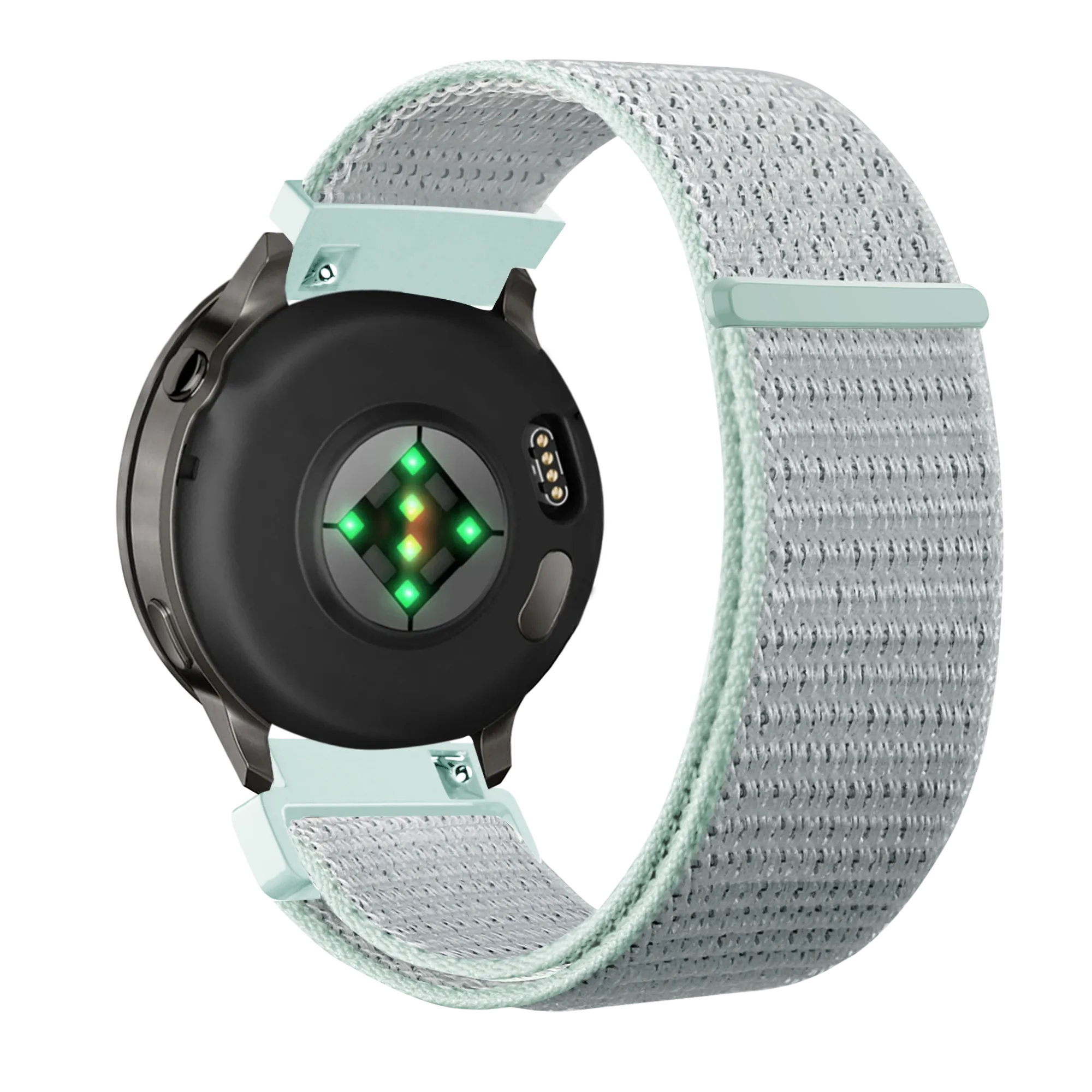 Bandz Bracelet nylon Loop Garmin Vivoactive 4s (bleu clair)