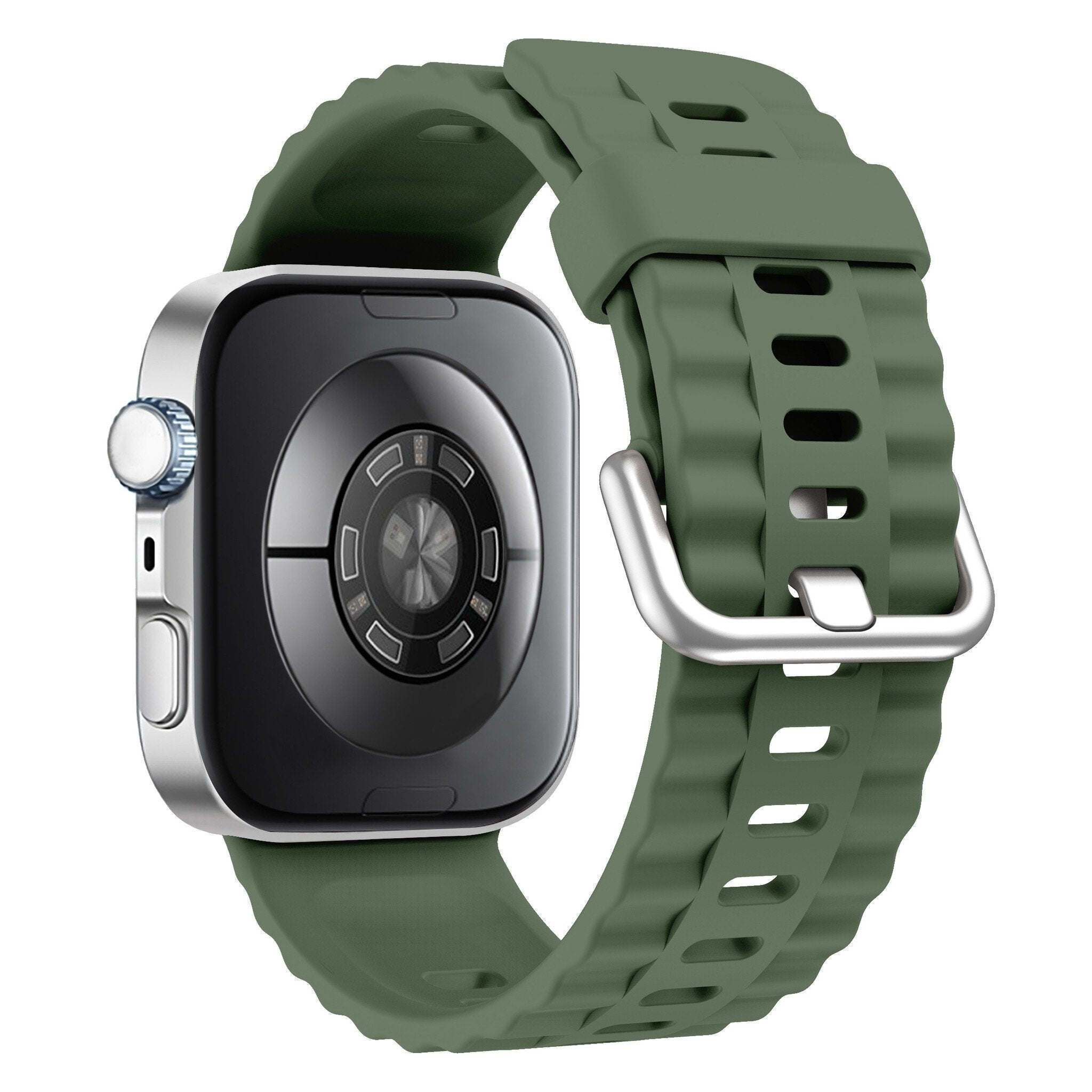 Huawei Watch Fit 4 Pro Silicone Classic Strap (Dark Green)