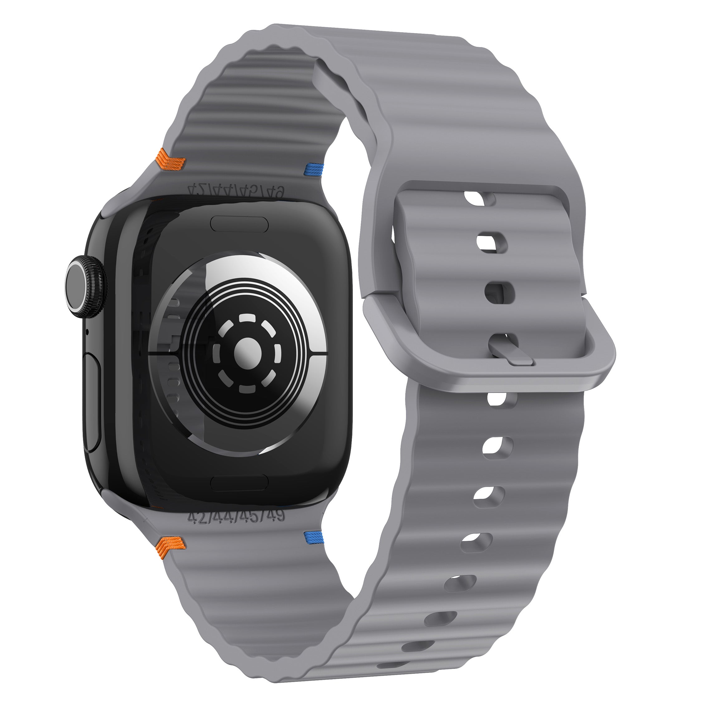 Apple Watch Ultra Wave Silicone Strap (Dark Grey)