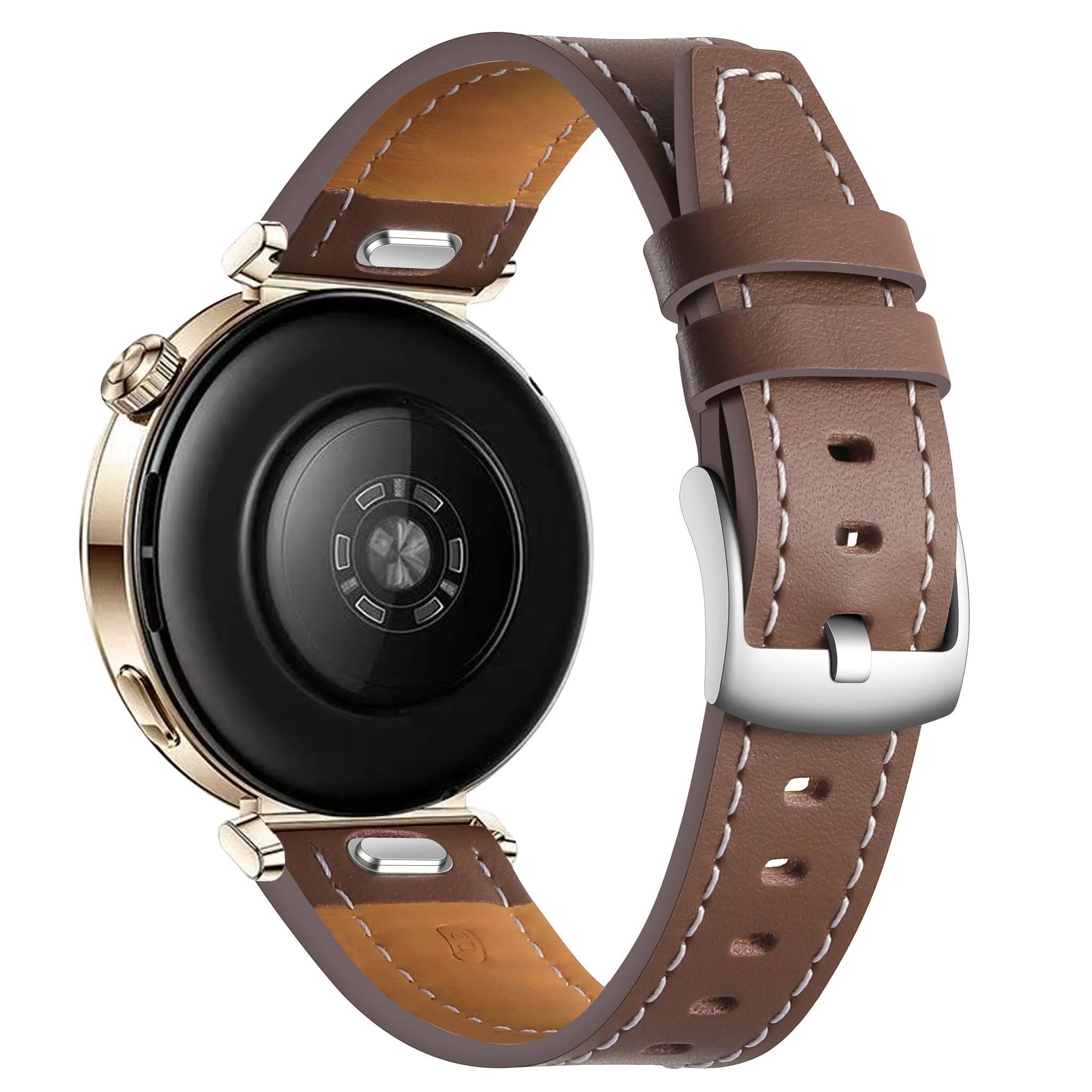 OnePlus Watch 3 - 43mm 'One Push' Leather Strap (Dark Brown)