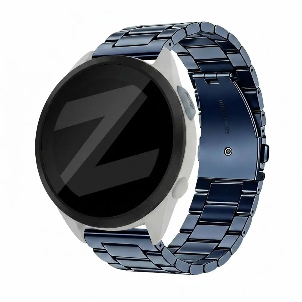 Bandz Garmin Forerunner 165 Steel Strap 'Classic' (Blue)