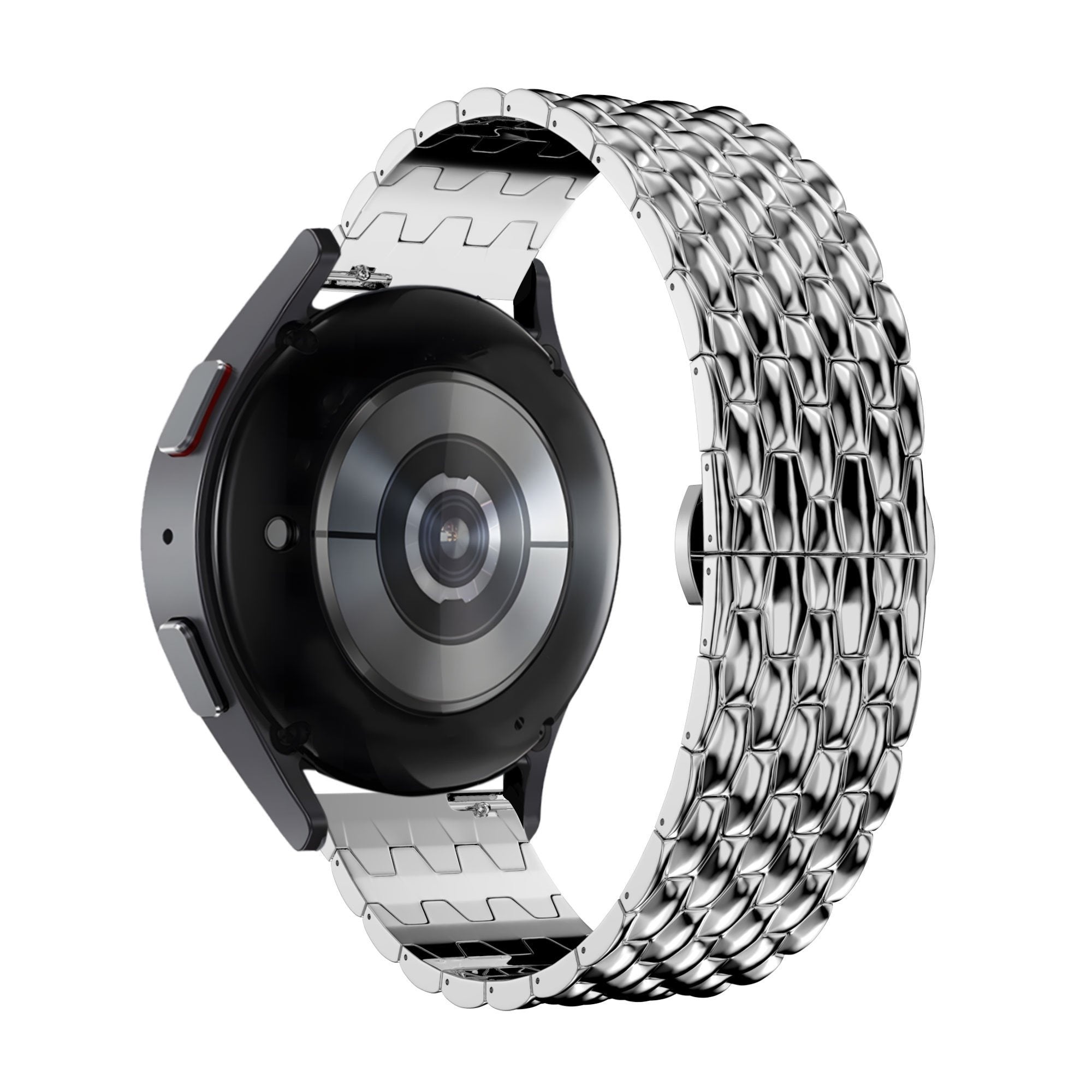 Bandz Garmin Approach S42 Steel Strap 'Dragon' (Silver)
