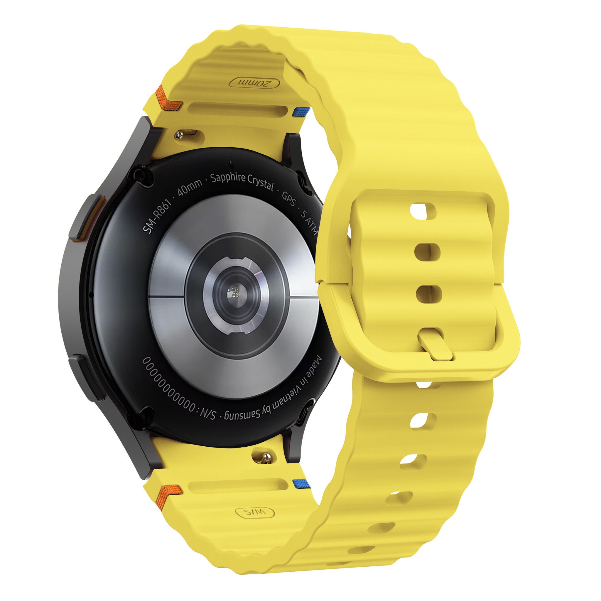 Bracelet Wave Samsung Galaxy Watch 4 - 44mm (jaune flash)
