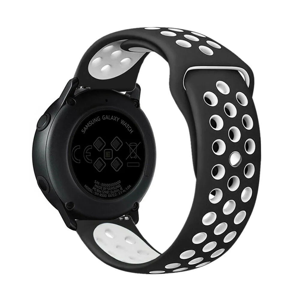 Coros Pace 3 Sport Strap (Black/White)