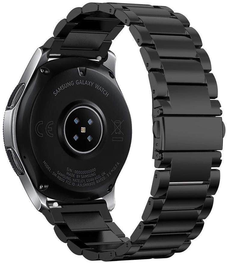 Garmin Venu SQ Steel Strap (Black)