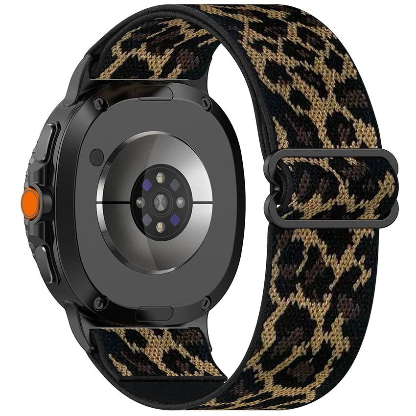 Bracelet élastique Samsung Galaxy Watch 8 - 40mm (léopard)