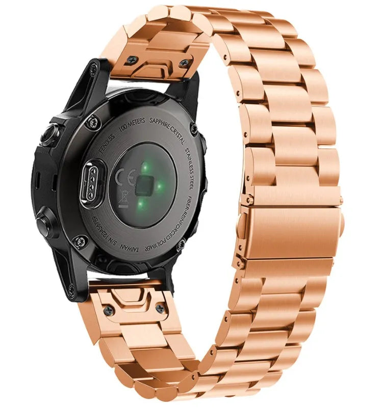 Bracelet acier Garmin Approach S70 - 42mm (rose or)