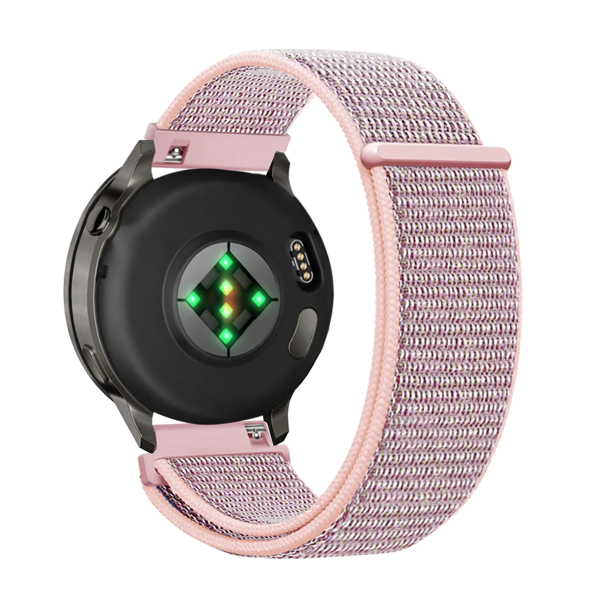 Bandz Bracelet nylon à boucle Garmin Vivoactive 4s (rose sable)