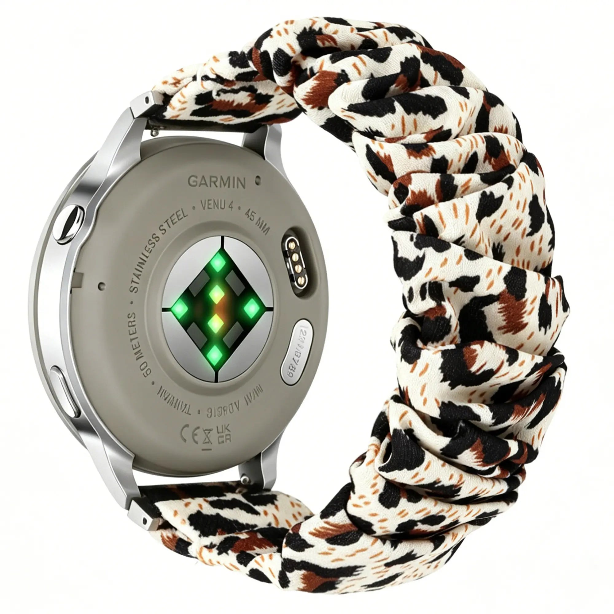 Bracelet élastique Garmin Vivomove Trend (léopard)