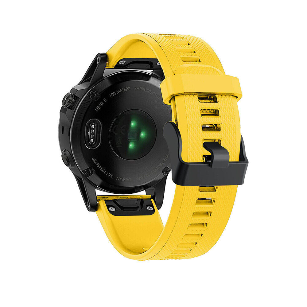 Garmin Quatix 8 Pro - 47mm Silicone Strap (Yellow)