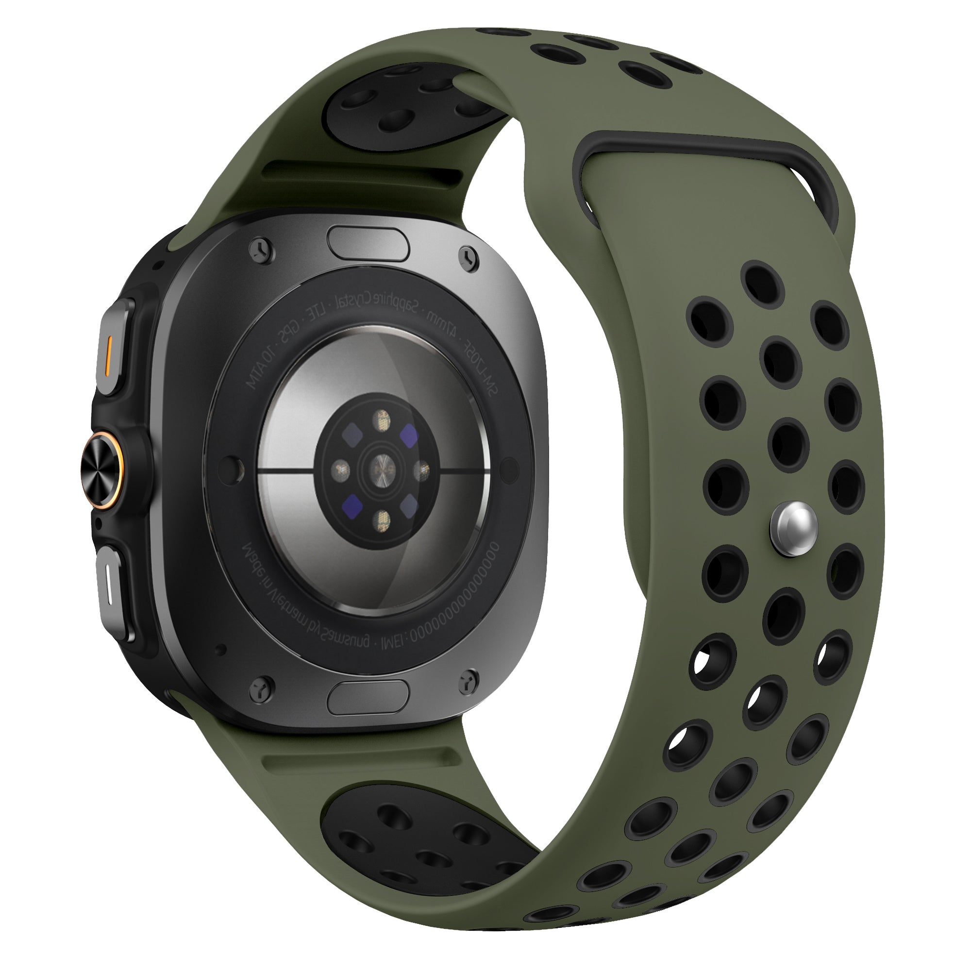 Bracelet sport Samsung Galaxy Watch Ultra 2 (vert militaire/multicolore)