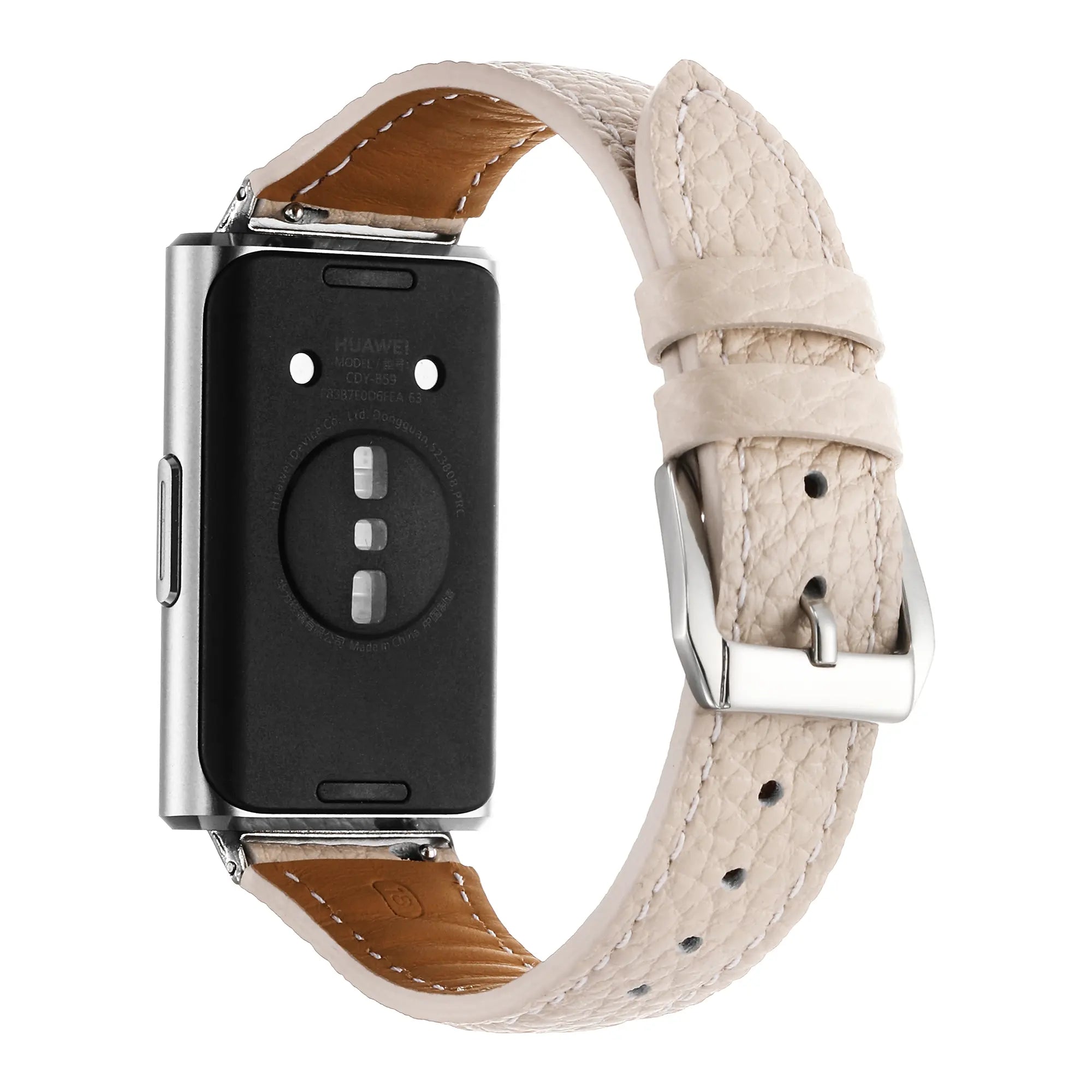 Bracelet cuir Huawei Band 11 (beige)