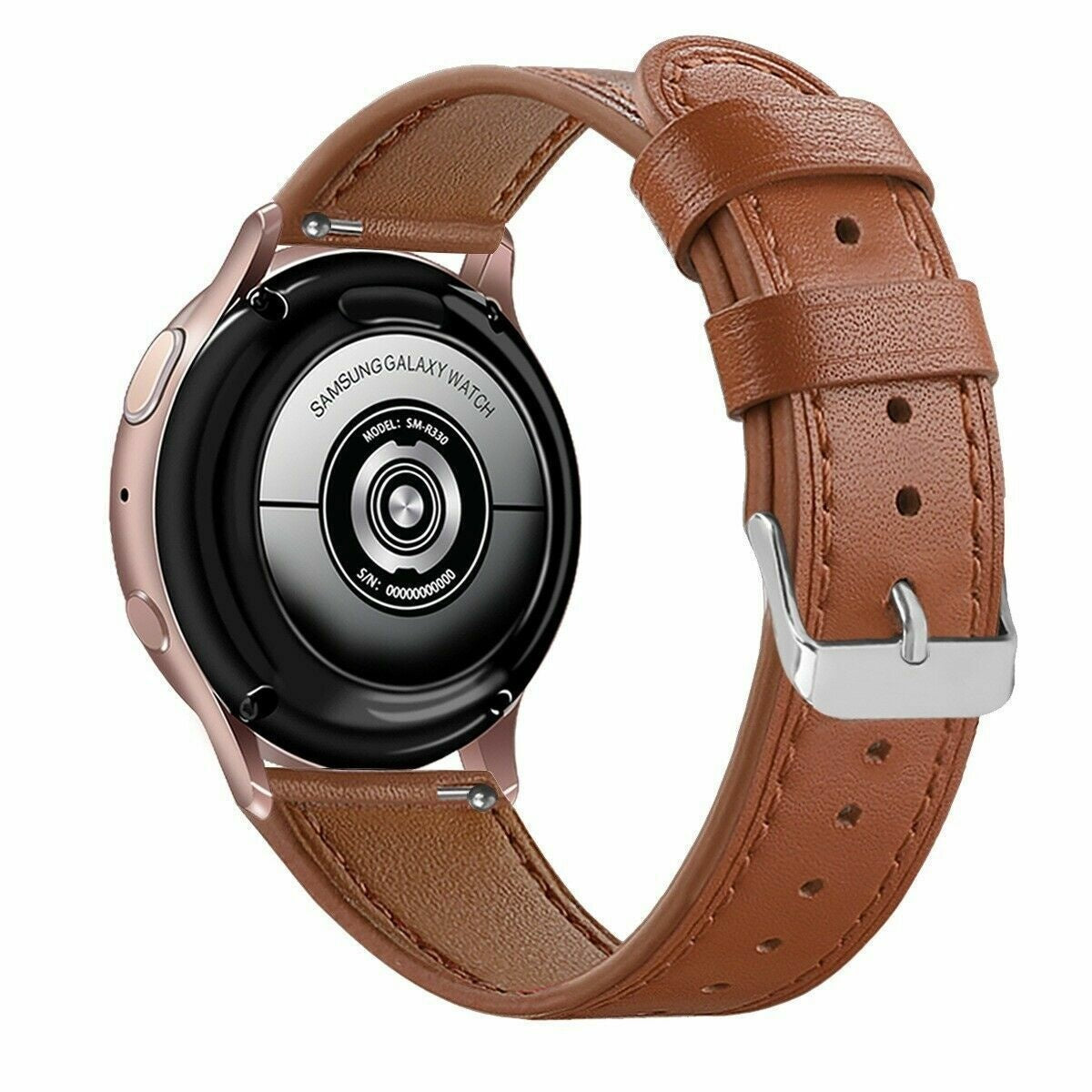 Bracelet cuir moderne Withings ScanWatch 2 - 42mm (marron)