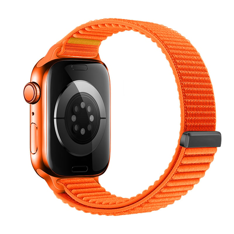 Bracelet nylon ondulé Apple Watch Ultra (orange)