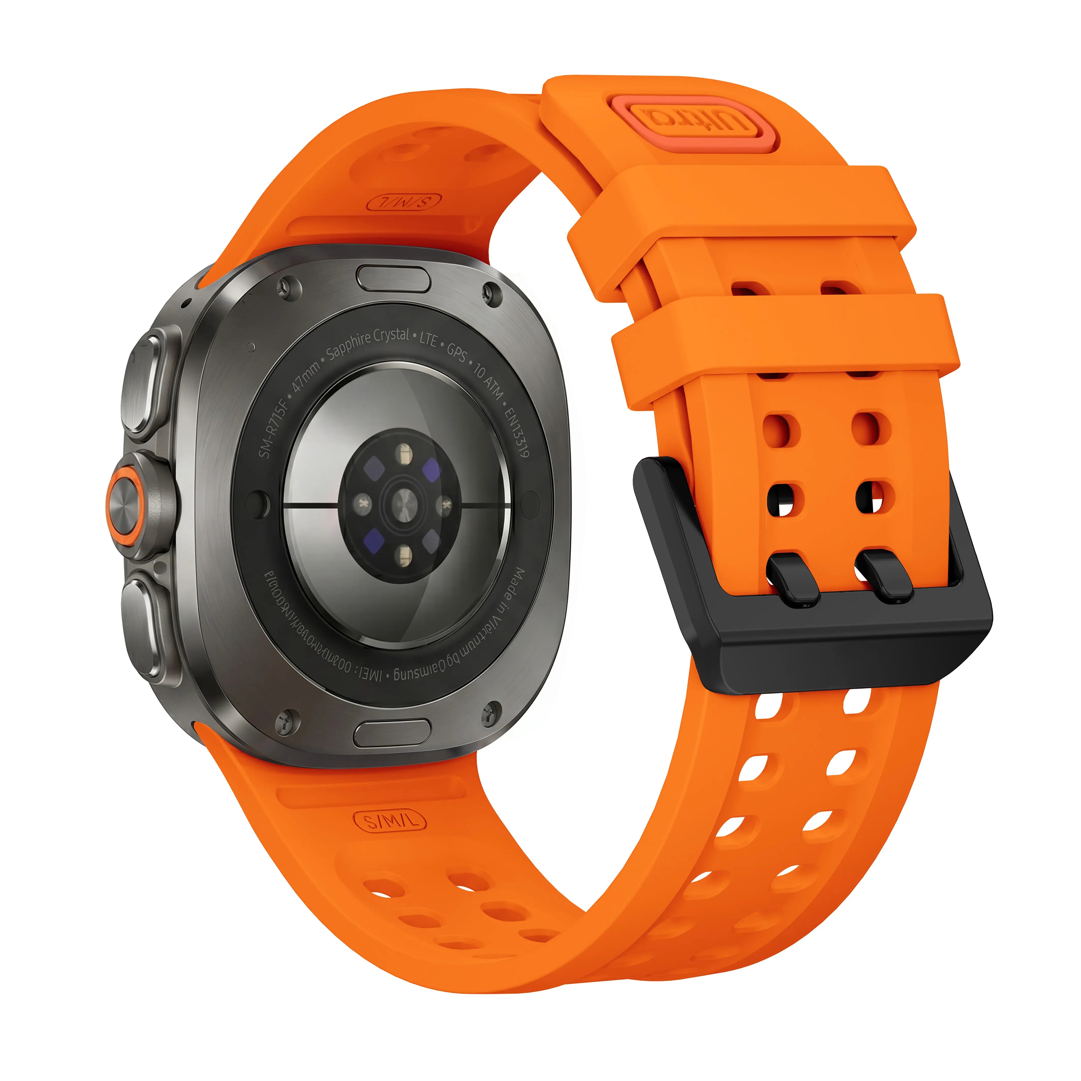 Bracelet silicone Samsung Galaxy Watch Ultra (orange)
