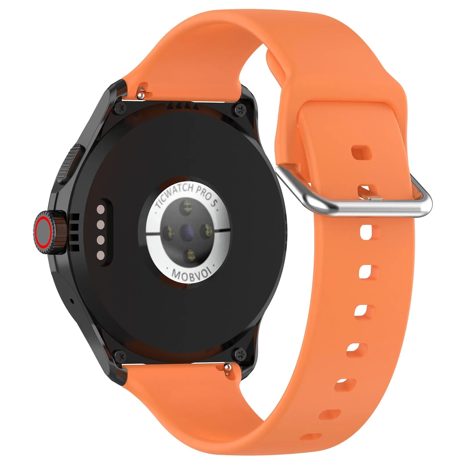 Bracelet silicone avec boucle Coros Apex 4 - 46mm (orange)