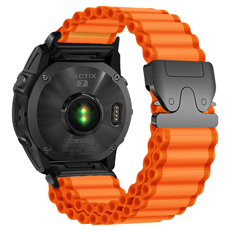 Garmin Forerunner 970 Outdoor Nylon Strap (Orange)