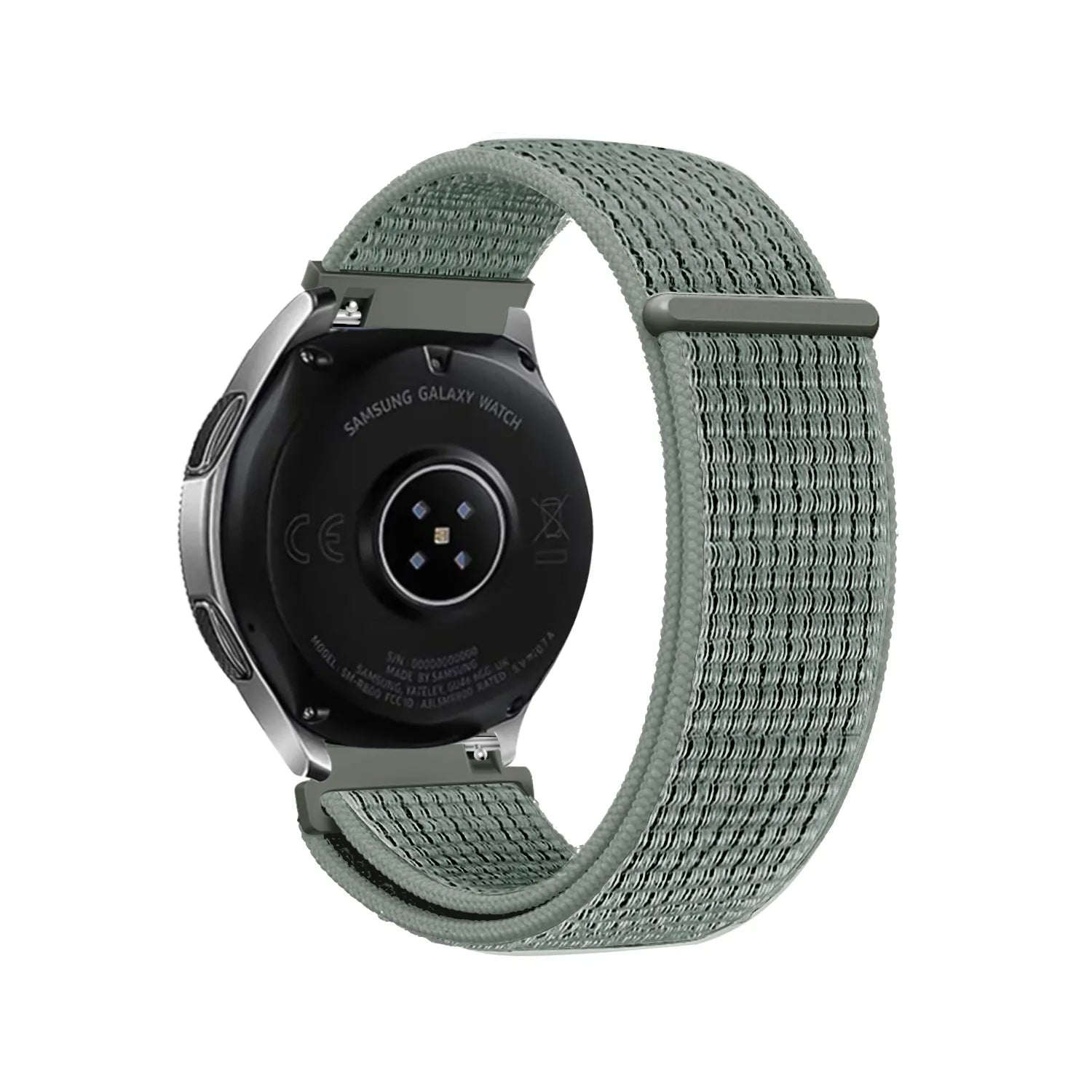 Bracelet nylon Huawei Watch GT 5 Pro - 46mm (gris-vert)