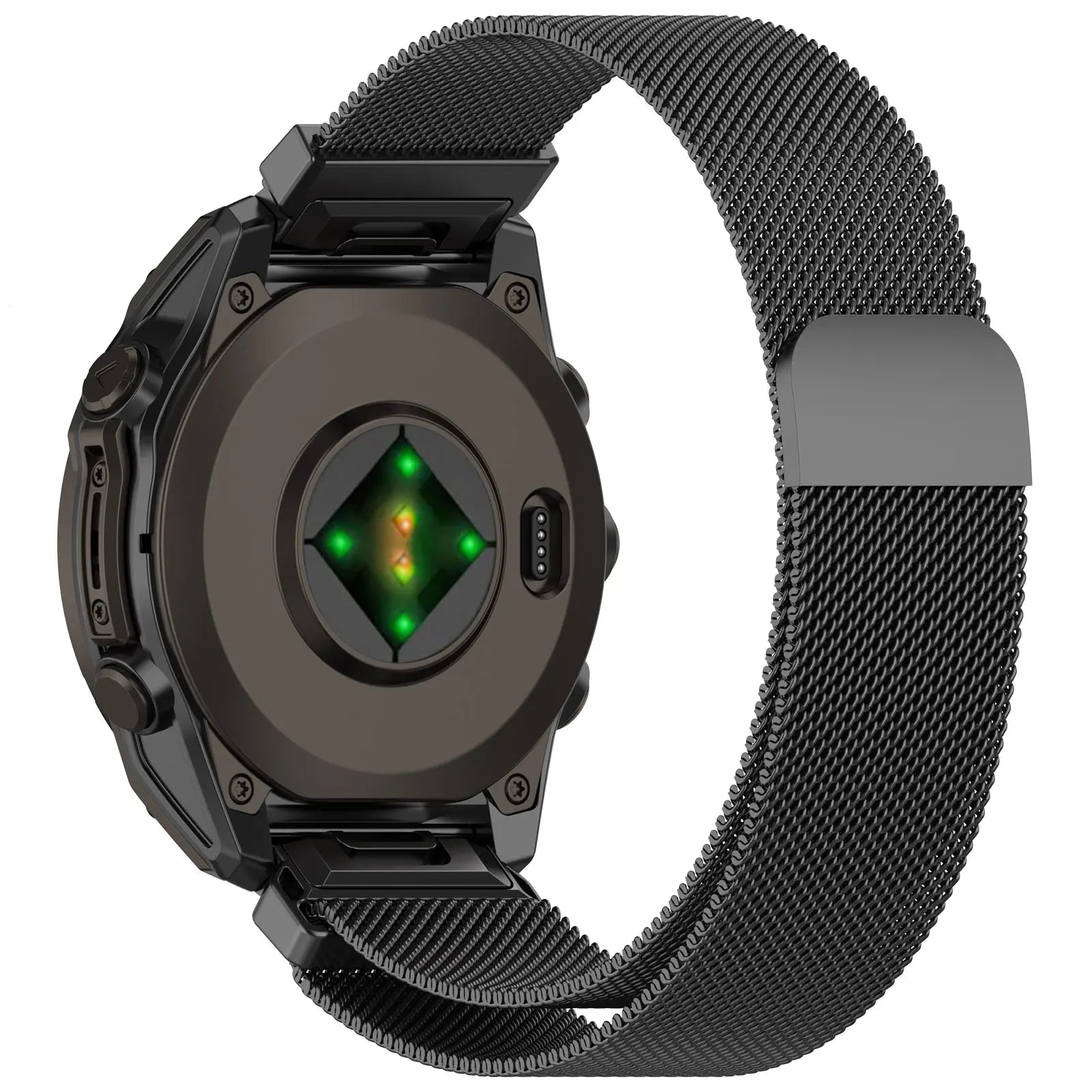 Garmin Quatix 8 Pro - 47mm Premium Milanese Strap (Dark Grey)