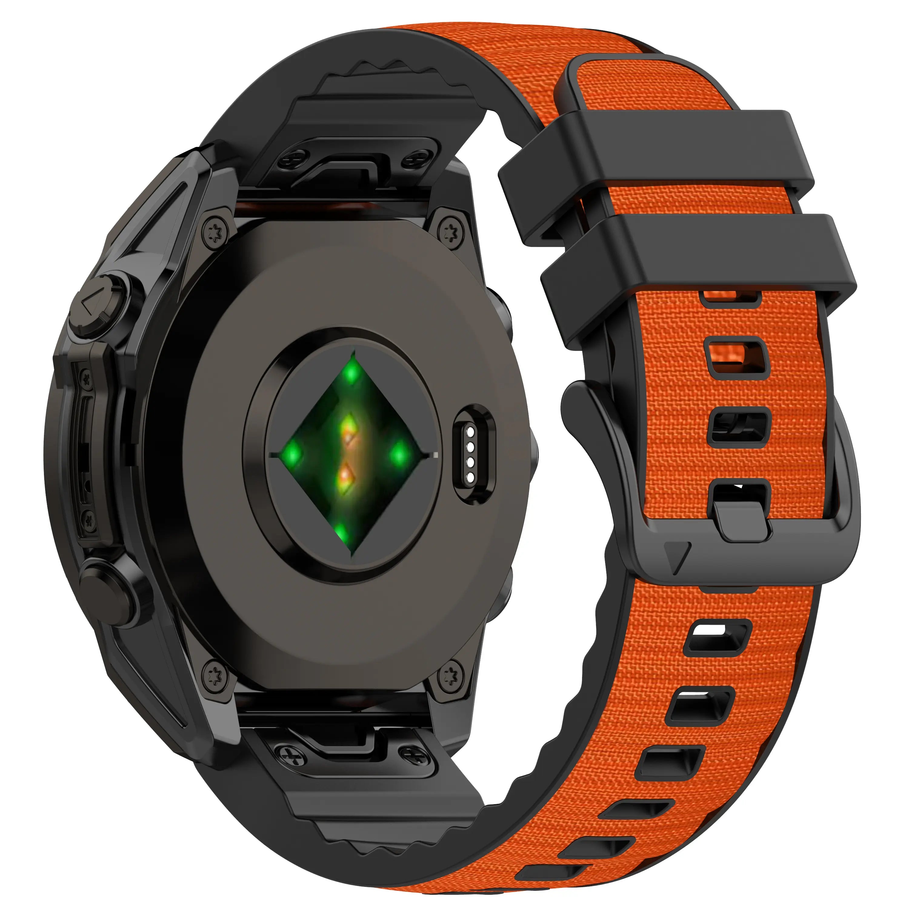 Bracelet hybride nylon Garmin Tactix 8 - 47mm (orange)