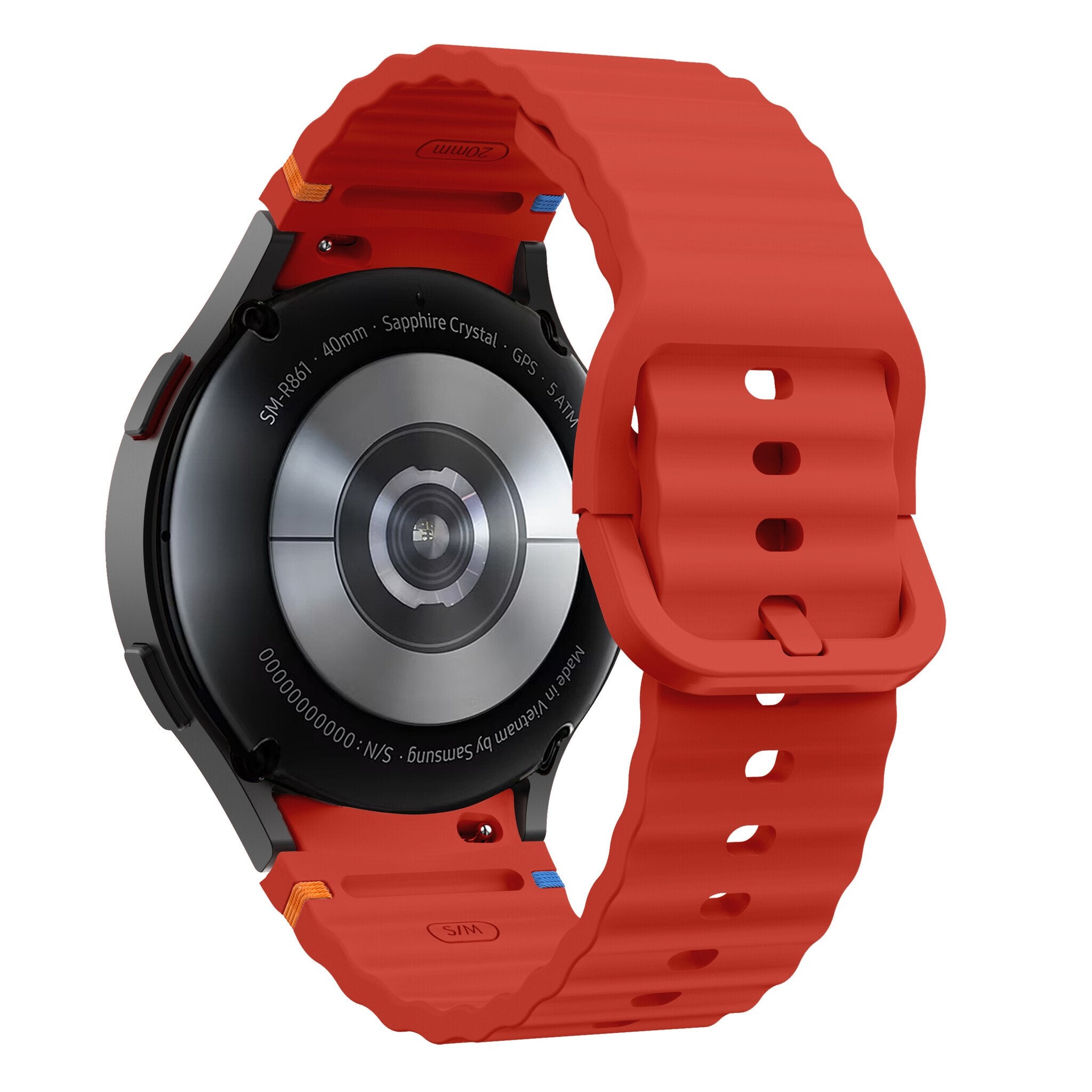 Samsung Galaxy Watch 4 40mm Wave Strap (Red)