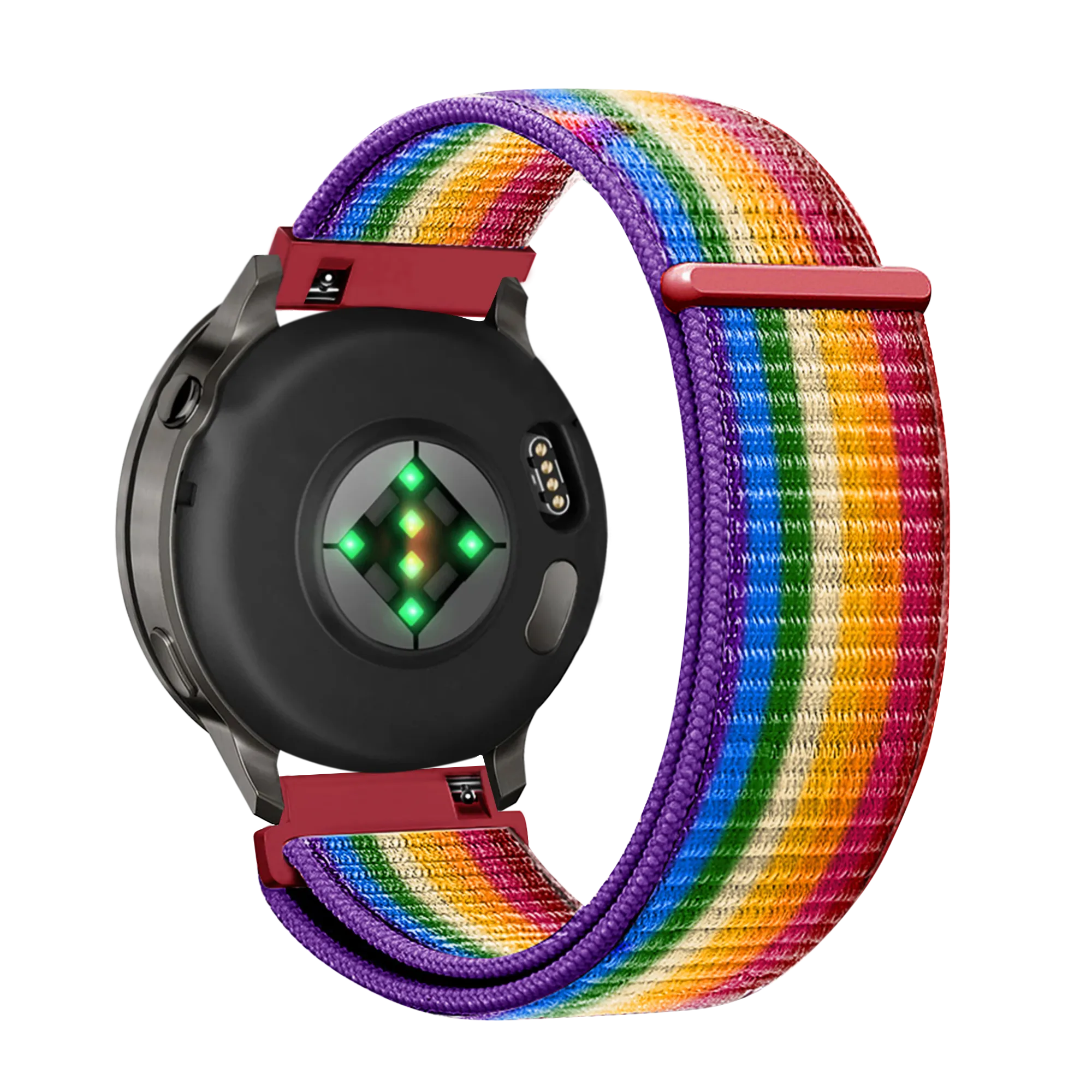 Bandz Bracelet nylon à boucle Garmin Bounce 2 (arc-en-ciel)