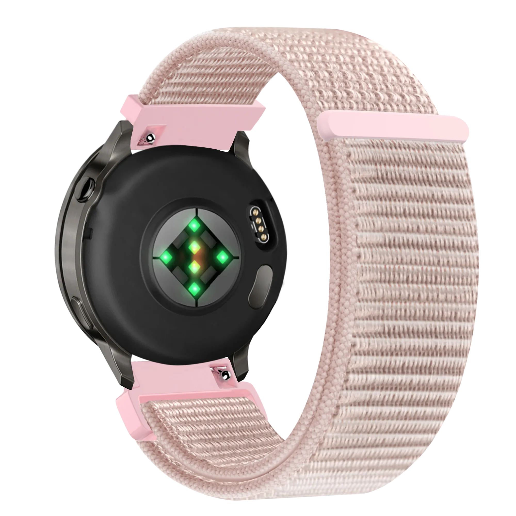 Bandz Bracelet nylon Loop Garmin Vivoactive 4s (rose or)