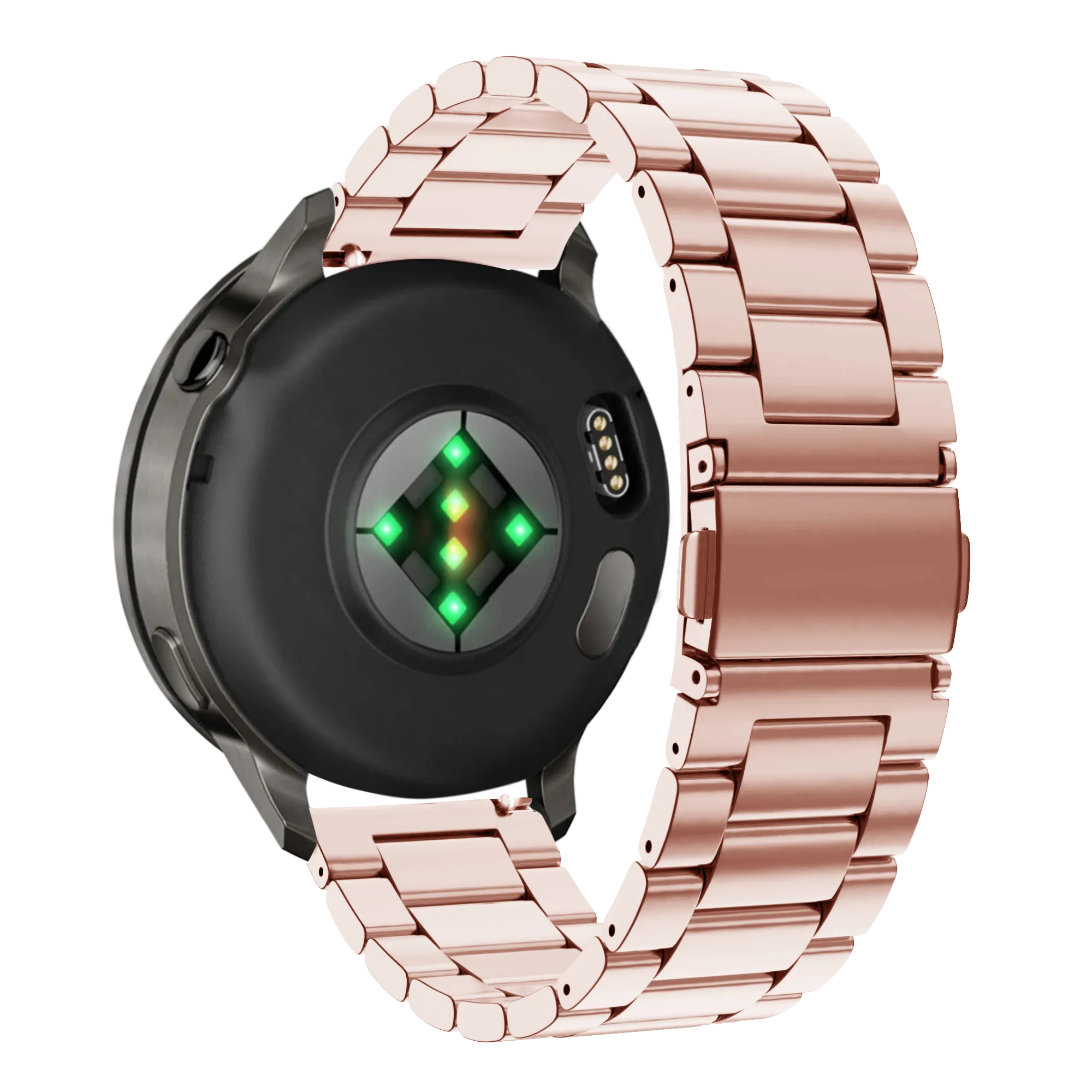 Bandz Bracelet acier 'Classic' Garmin Venu 2 Plus (rose)