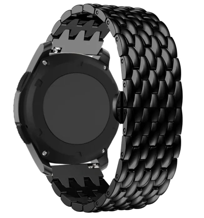 Bracelet dragon acier Gard Pro Health Smartwatch 3 - 48mm (noir)