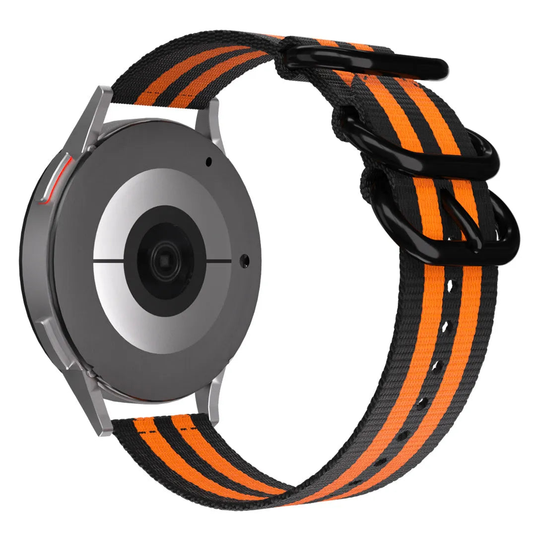 Bracelet nylon avec boucle Polar Grit X Pro (noir/orange)