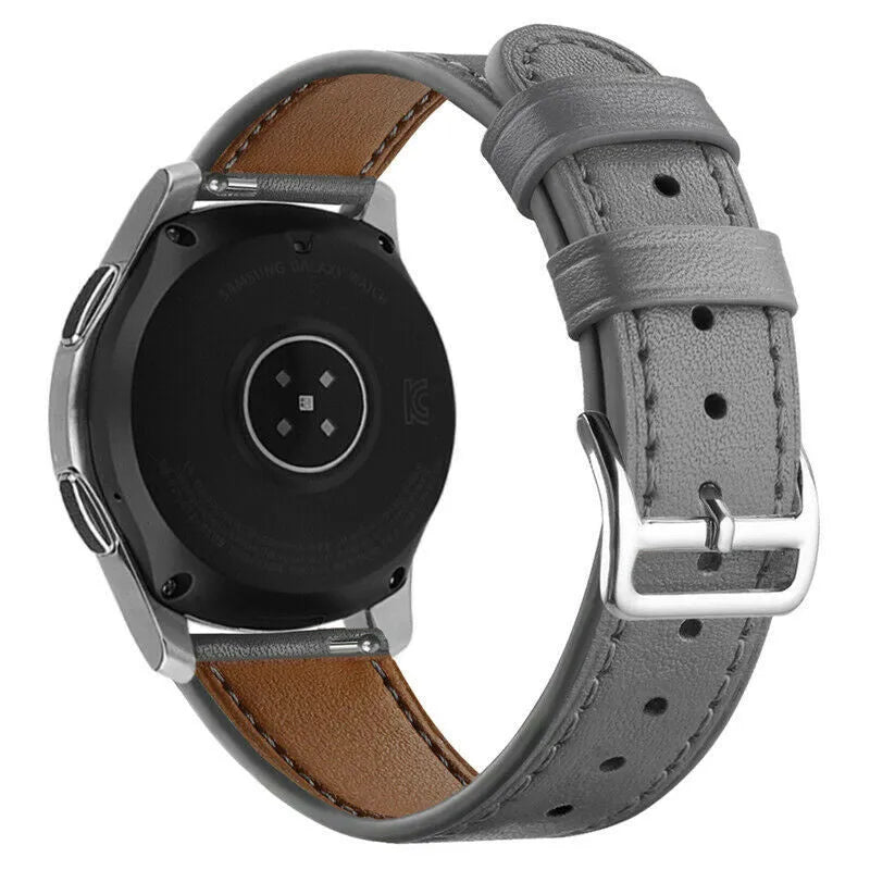 Bracelet cuir moderne Suunto 9 Peak Pro (gris)