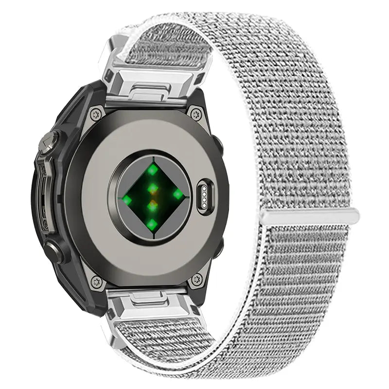 Bracelet nylon premium Garmin Approach S70 - 42mm (gris)