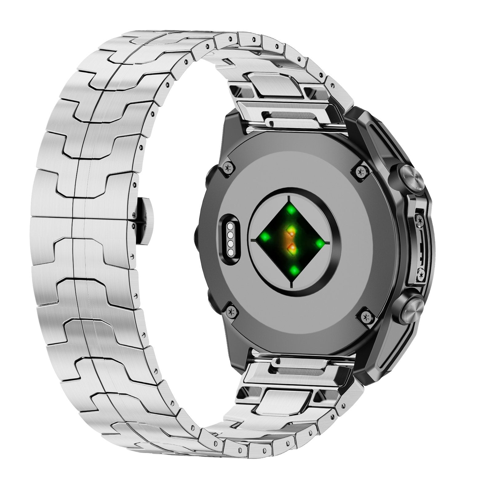 Bracelet acier 'Iron' Garmin Approach S70 - 47mm (argent)